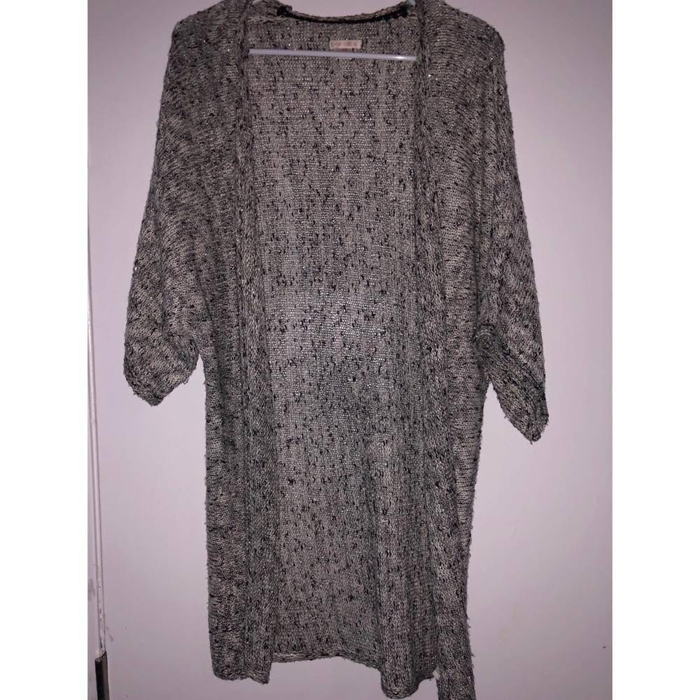 Black & Gray Cardigan